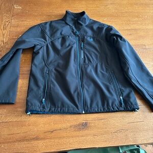 New Balance Black Performance Jacket with Blue Accents